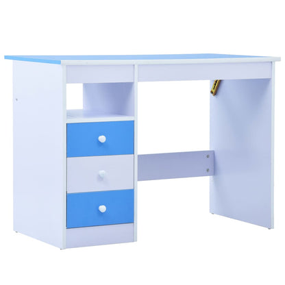 Kindertekentafel/-bureau kantelbaar blauw en wit