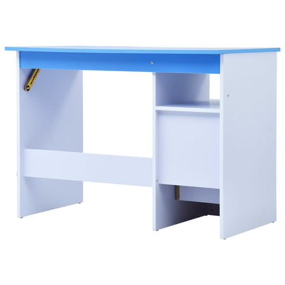 Kindertekentafel/-bureau kantelbaar blauw en wit