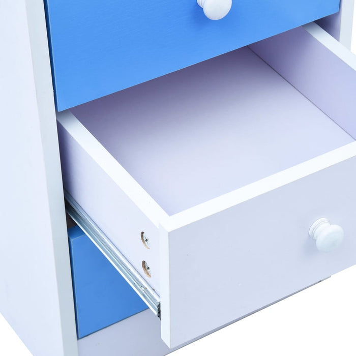 Kindertekentafel/-bureau kantelbaar blauw en wit