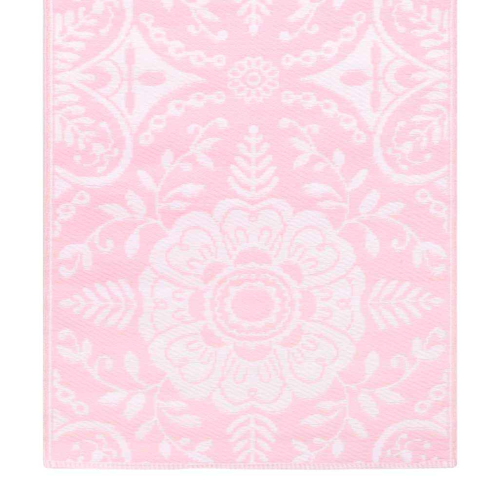 Buitenkleed 120x180 cm PP roze