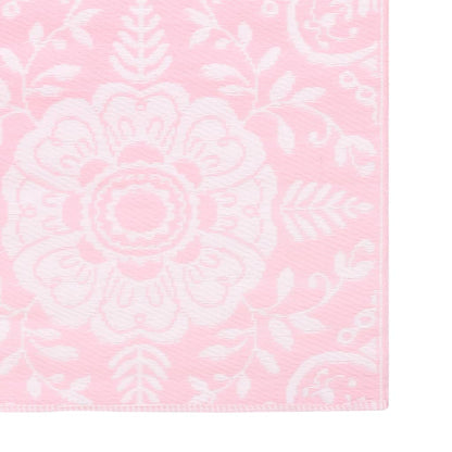 Buitenkleed 120x180 cm PP roze