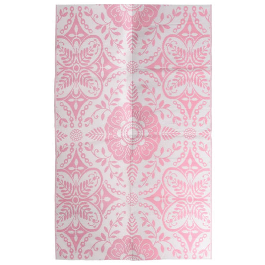 Buitenkleed 160x230 cm PP roze