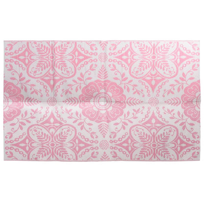 Buitenkleed 160x230 cm PP roze