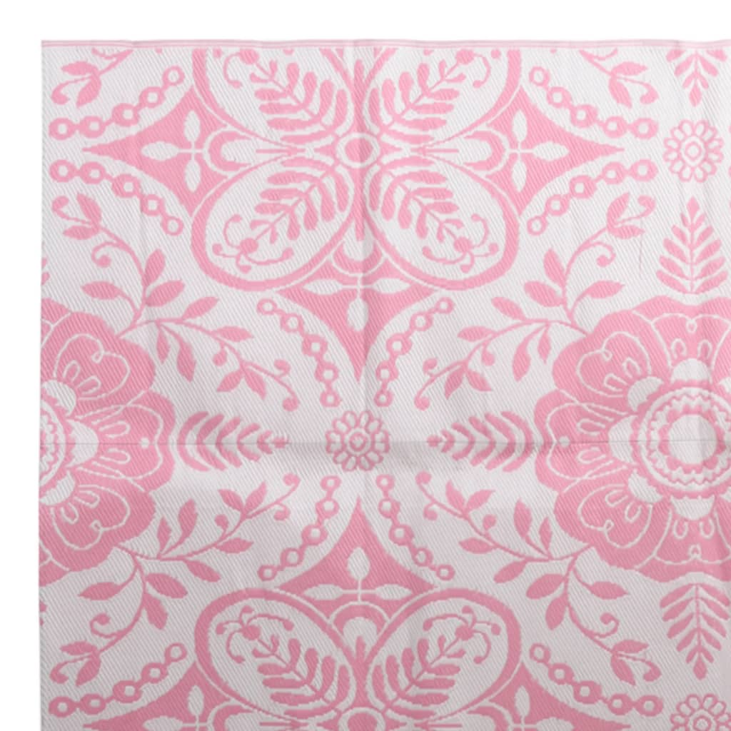 Buitenkleed 160x230 cm PP roze