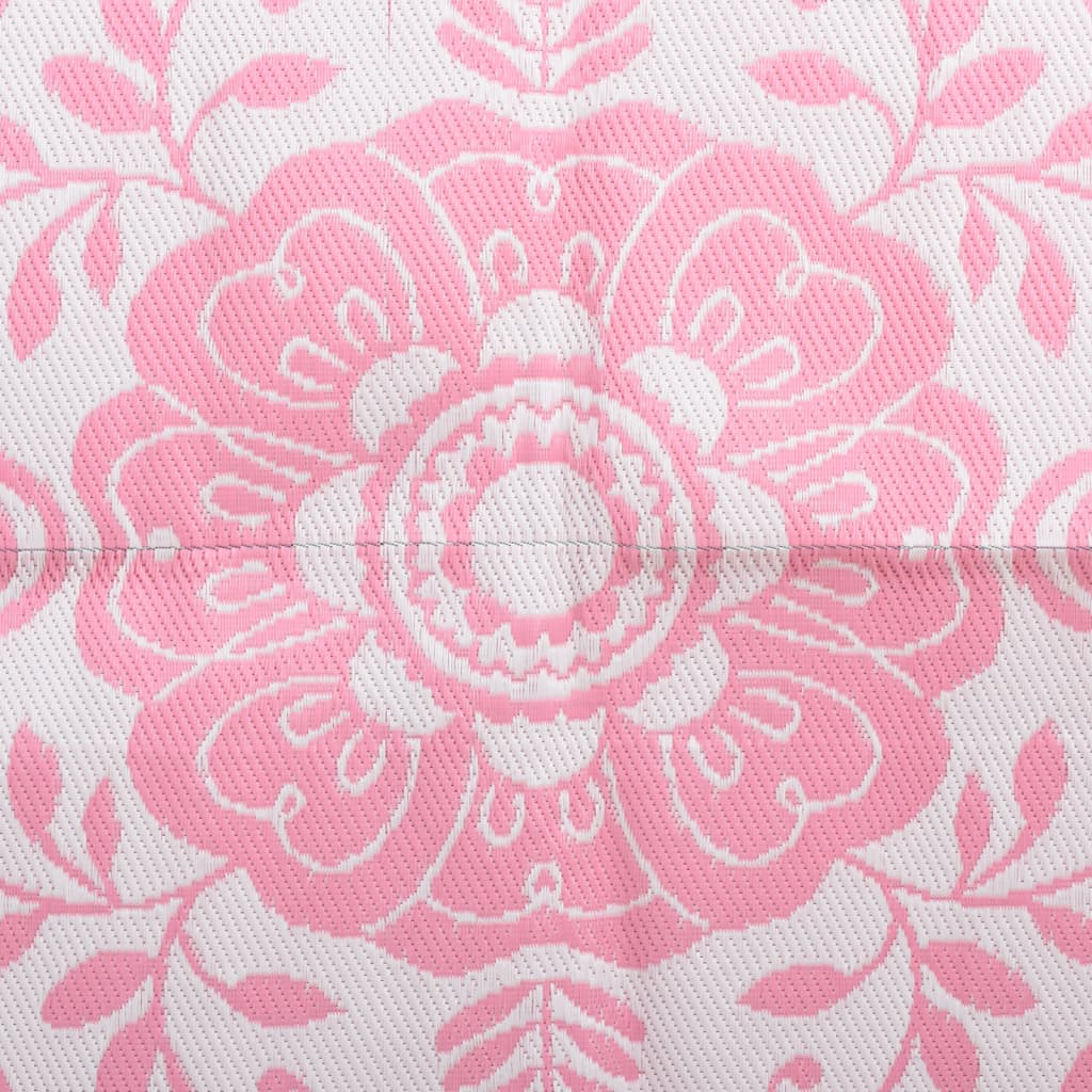 Buitenkleed 160x230 cm PP roze