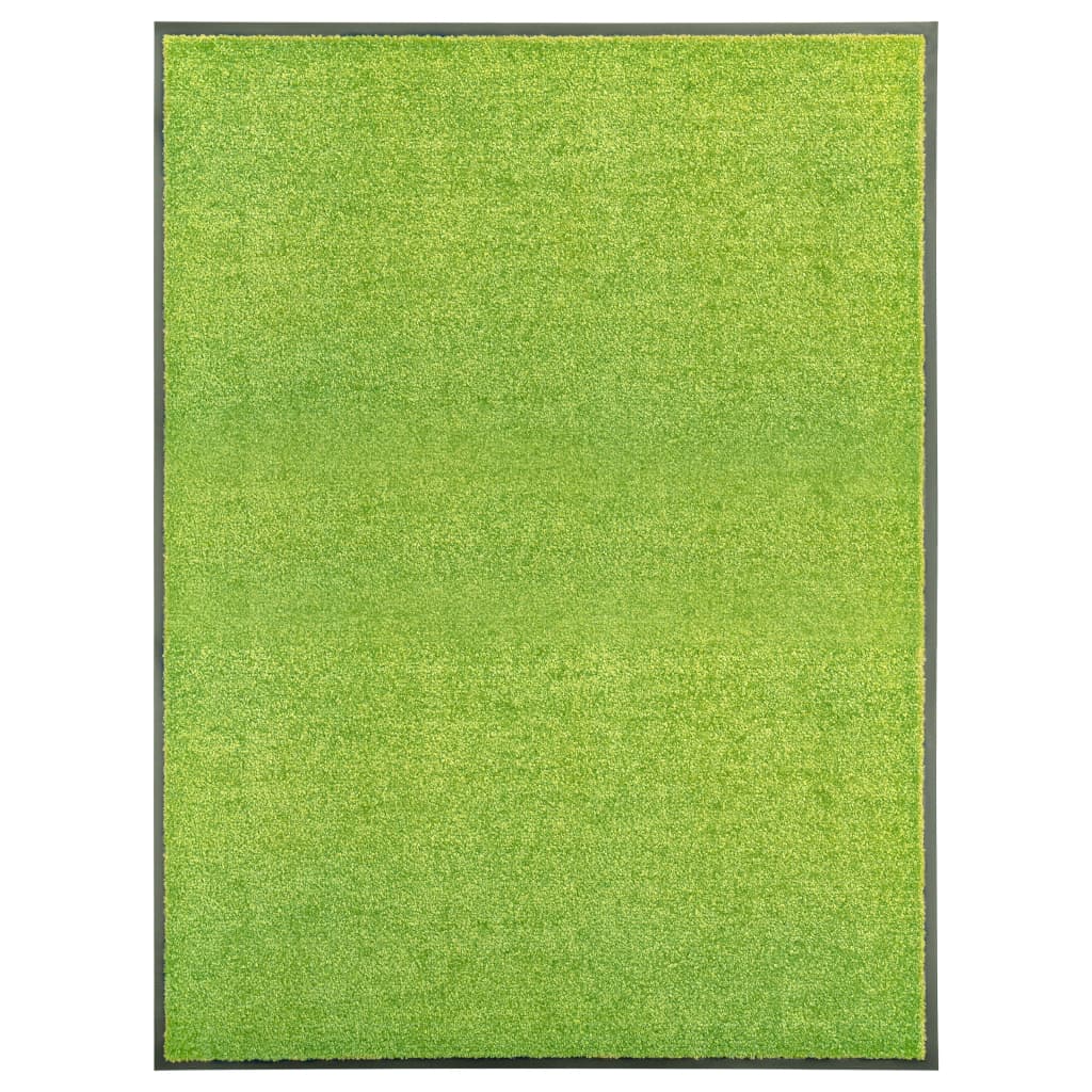 Deurmat wasbaar 90x120 cm groen