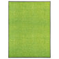 Deurmat wasbaar 90x120 cm groen