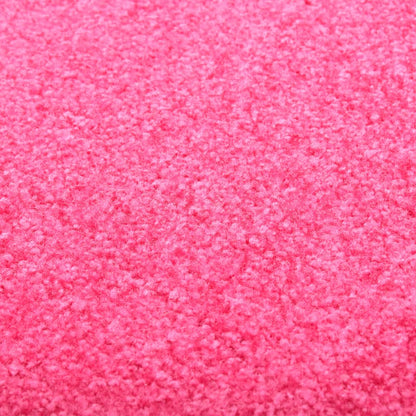 Deurmat wasbaar 60x90 cm roze