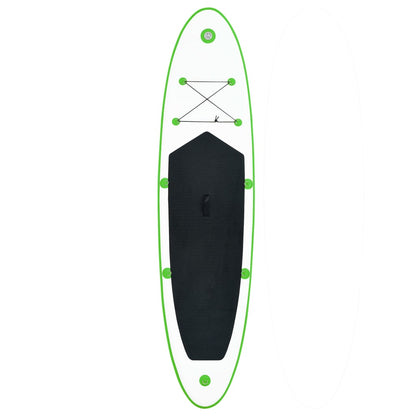 Stand-up paddleboard opblaasbaar groen en wit