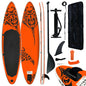 Stand Up Paddleboardset opblaasbaar 366x76x15 cm oranje