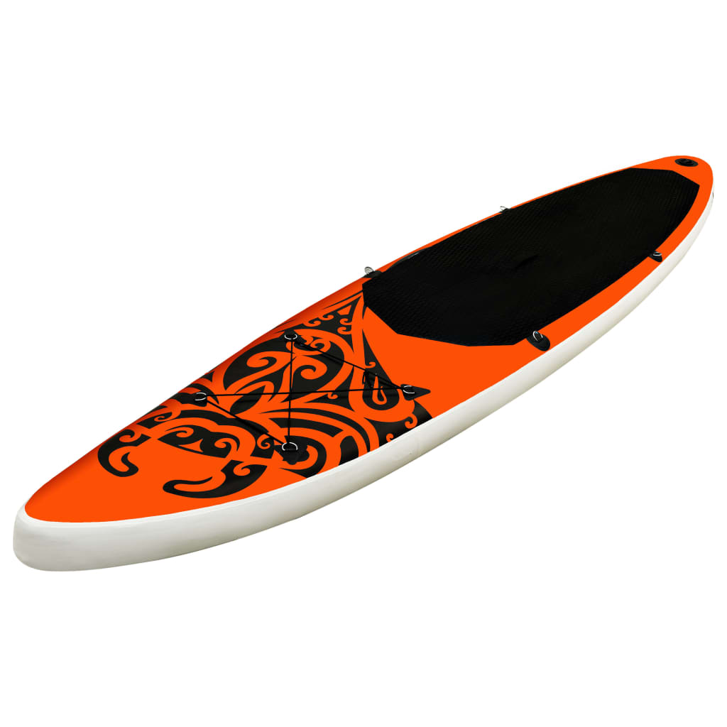 Stand Up Paddleboardset opblaasbaar 366x76x15 cm oranje