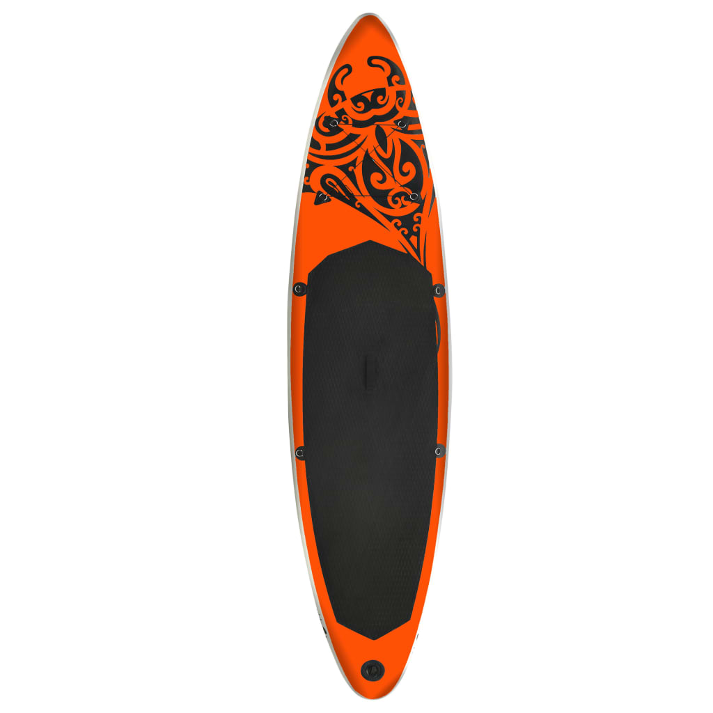 Stand Up Paddleboardset opblaasbaar 366x76x15 cm oranje