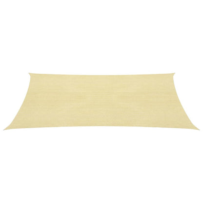 Zonnezeil 160 g/m² 4,5x4,5 m HDPE beige