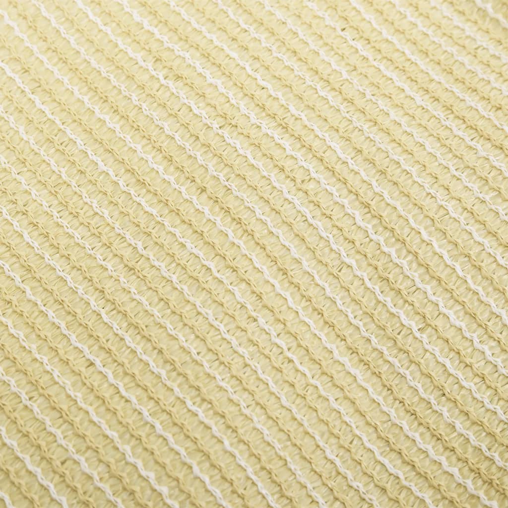 Zonnezeil 160 g/m² 4,5x4,5 m HDPE beige