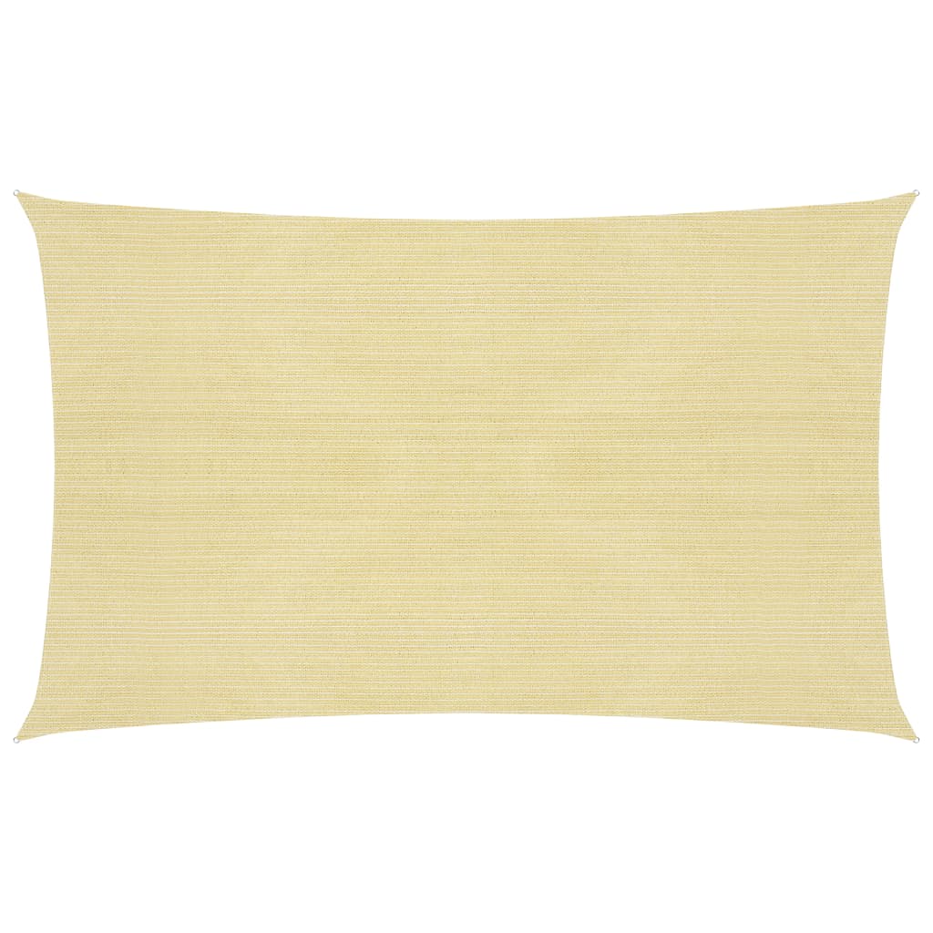 Zonnezeil 160 g/m² 2x4,5 m HDPE beige