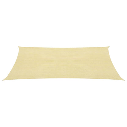 Zonnezeil 160 g/m² 2x4,5 m HDPE beige