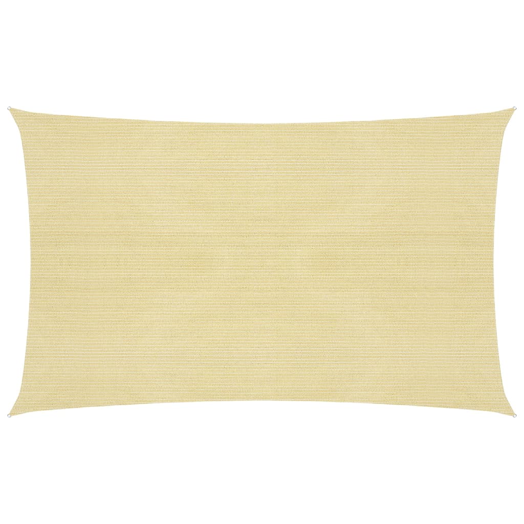 Zonnezeil 160 g/m² 2,5x4,5 m HDPE beige