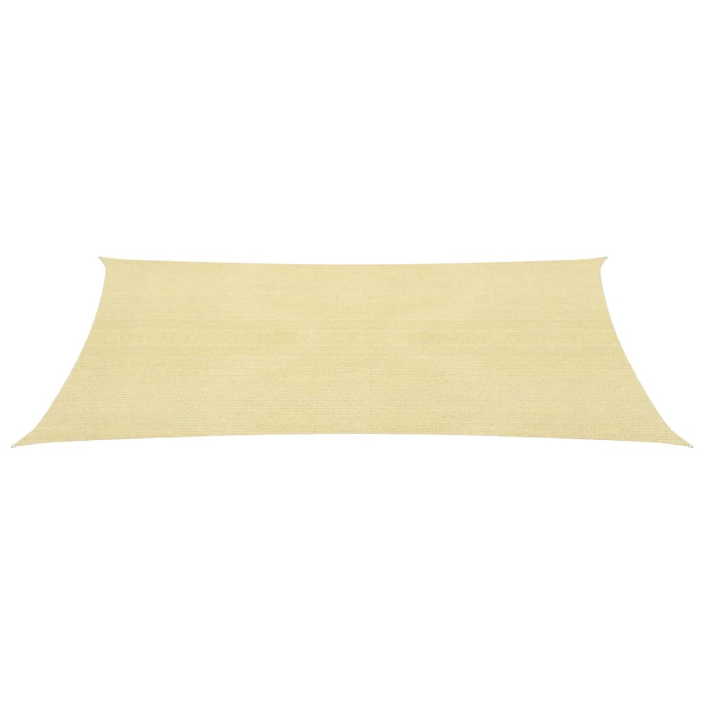 Zonnezeil 160 g/m² 2,5x4,5 m HDPE beige