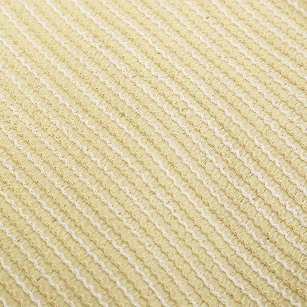 Zonnezeil 160 g/m² 2,5x4,5 m HDPE beige