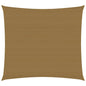 Zonnezeil 160 g/m² 3x3 m HDPE taupe