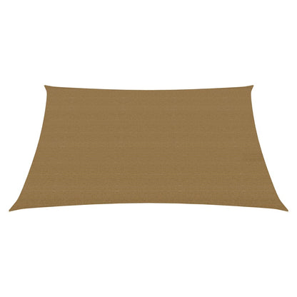 Zonnezeil 160 g/m² 3x3 m HDPE taupe