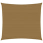 Zonnezeil 160 g/m² 4x4 m HDPE taupe