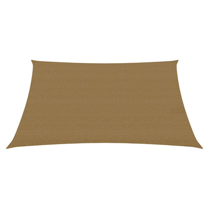 Zonnezeil 160 g/m² 4,5x4,5 m HDPE taupe