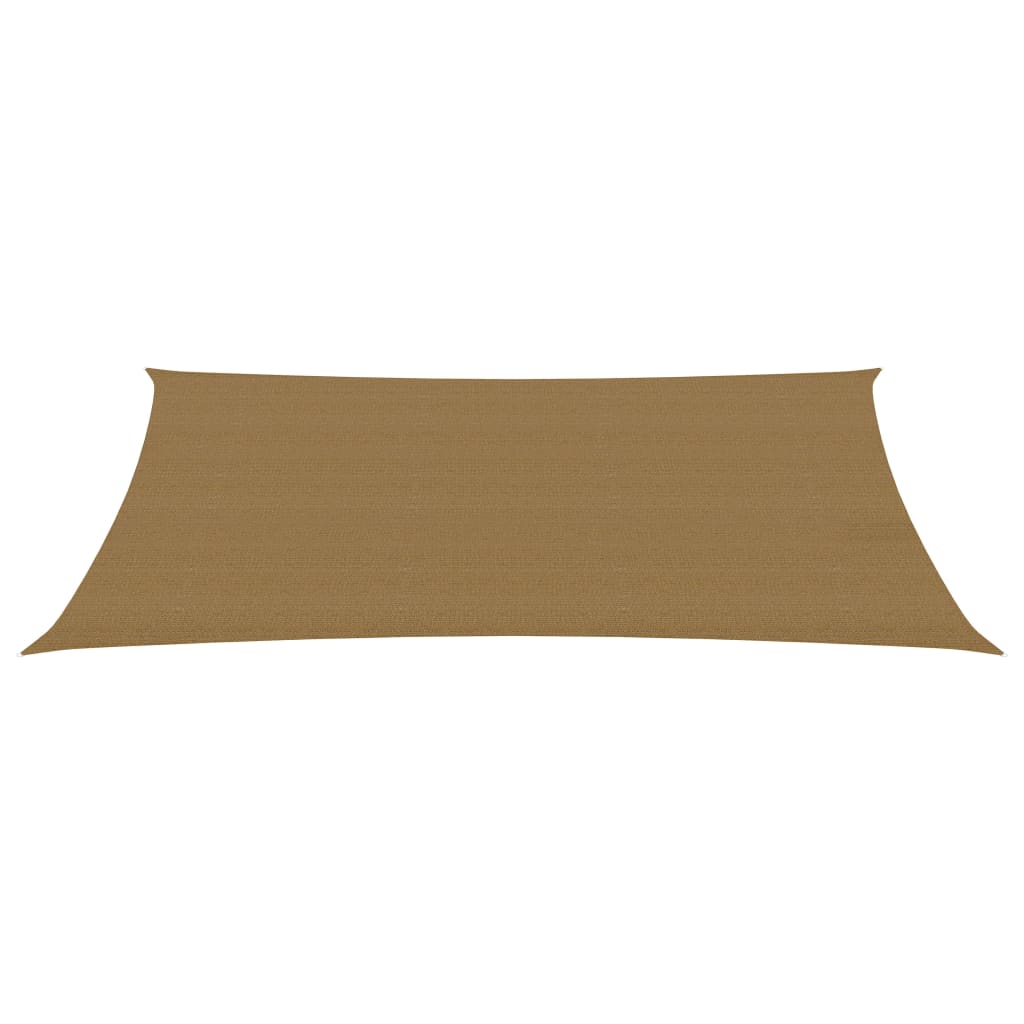 Zonnezeil 160 g/m² 2x4 m HDPE taupe