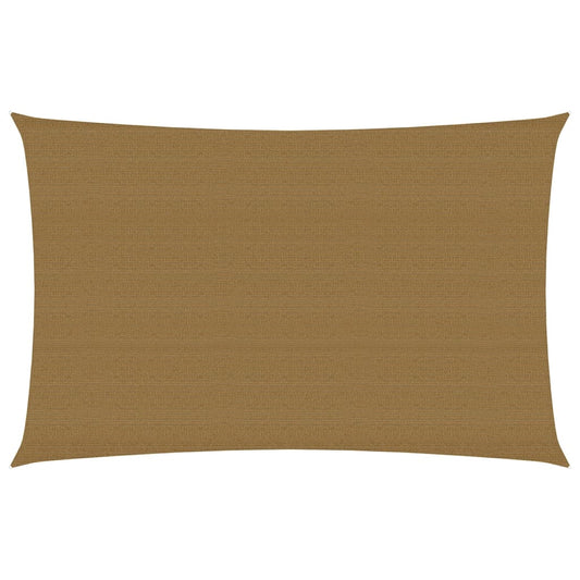 Zonnezeil 160 g/m² 2,5x4,5 m HDPE taupe