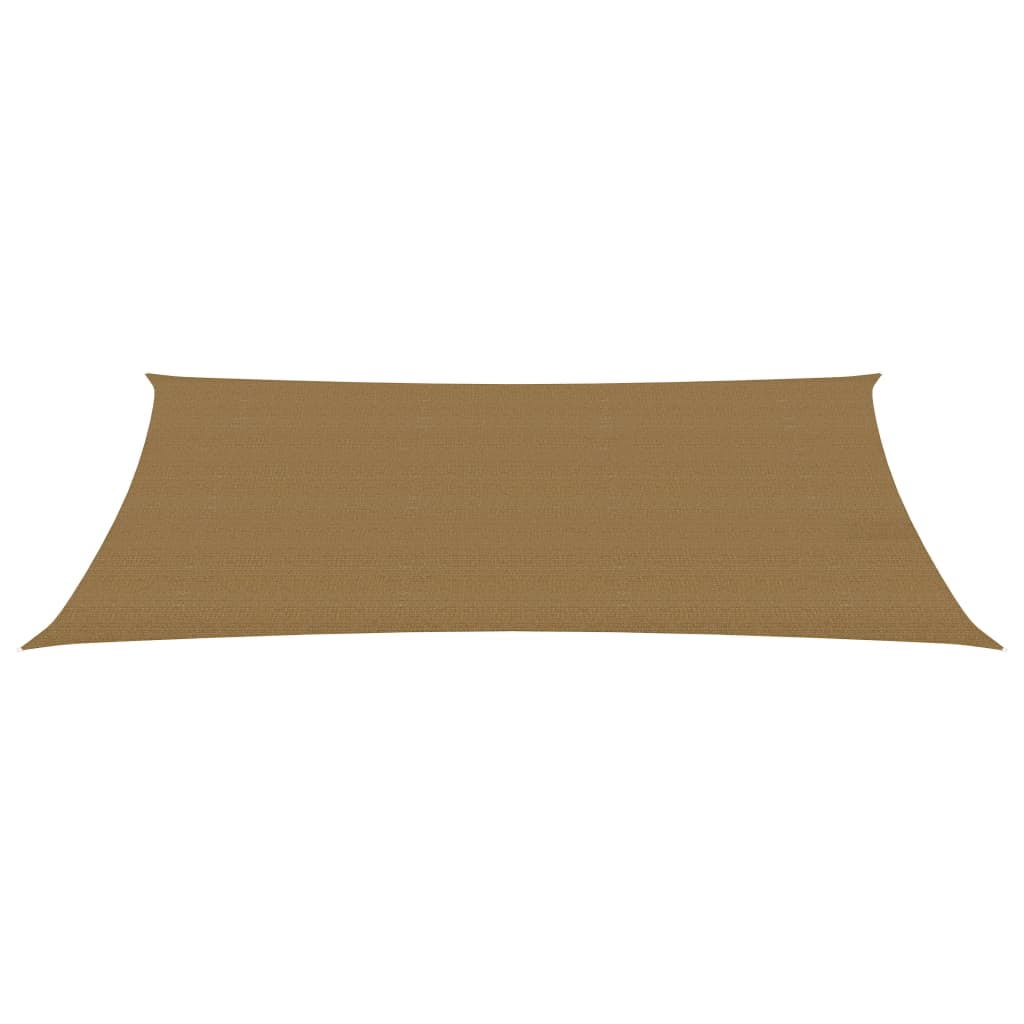 Zonnezeil 160 g/m² 2,5x5 m HDPE taupe