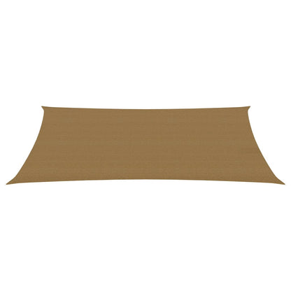 Zonnezeil 160 g/m² 2,5x5 m HDPE taupe