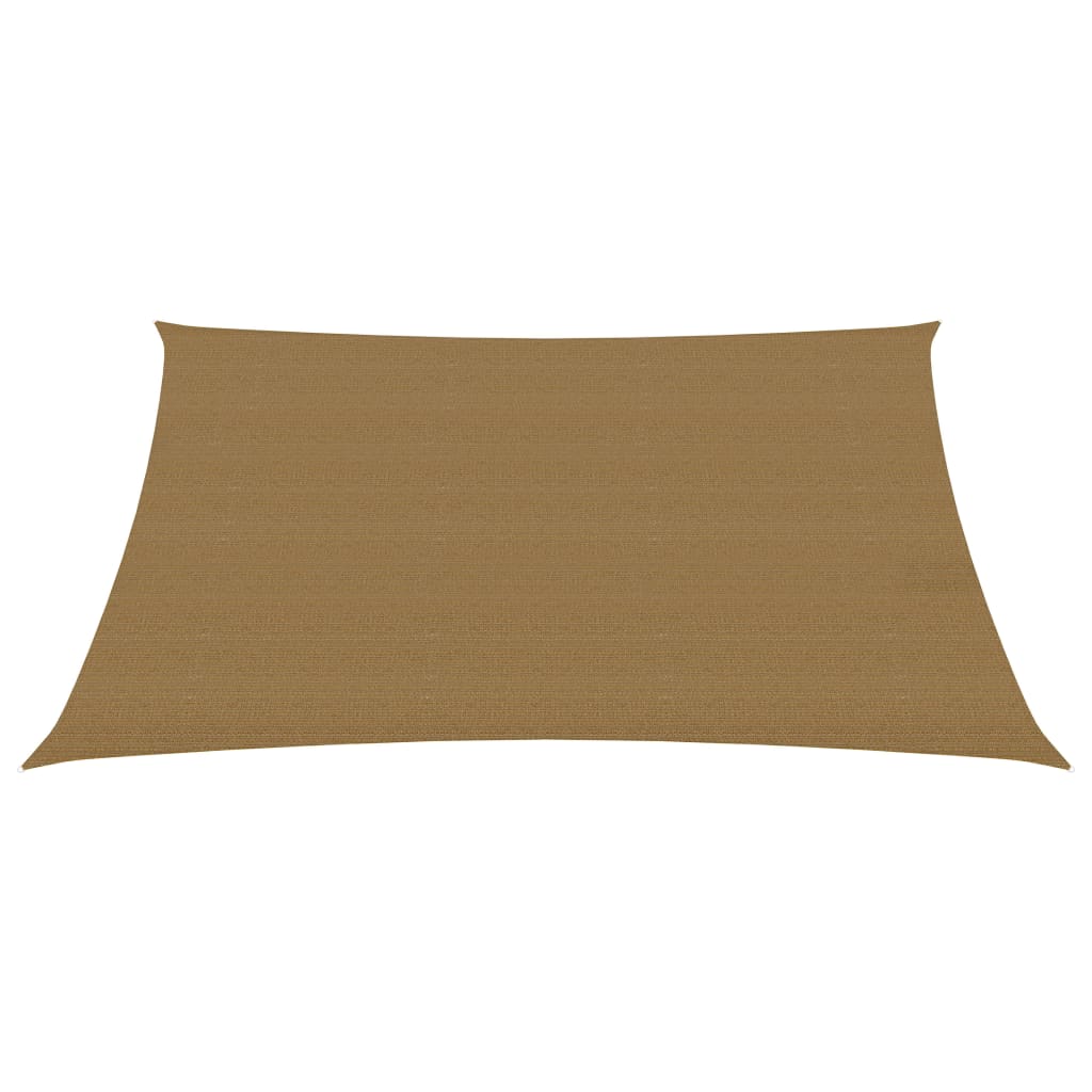 Zonnezeil 160 g/m² 3x4,5 m HDPE taupe