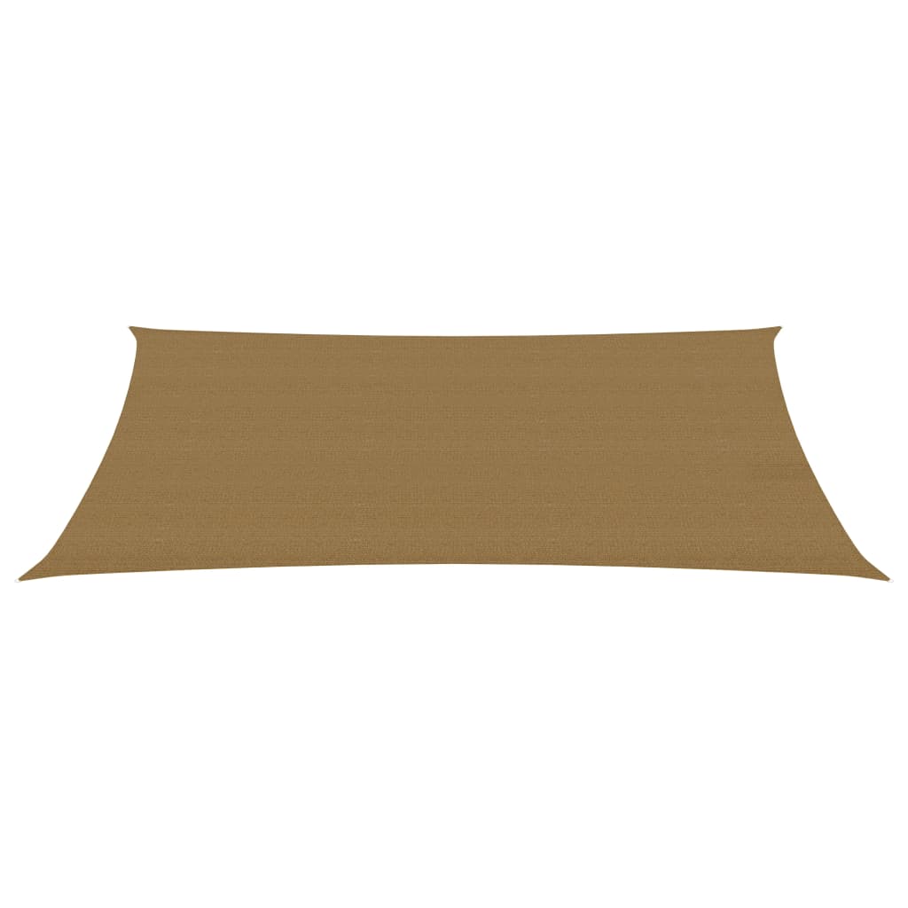 Zonnezeil 160 g/m² 3x5 m HDPE taupe