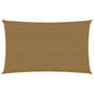 Zonnezeil 160 g/m² 3x6 m HDPE taupe