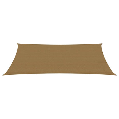 Zonnezeil 160 g/m² 3x6 m HDPE taupe