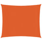 Zonnezeil 160 g/m² 2,5x2,5 m HDPE oranje