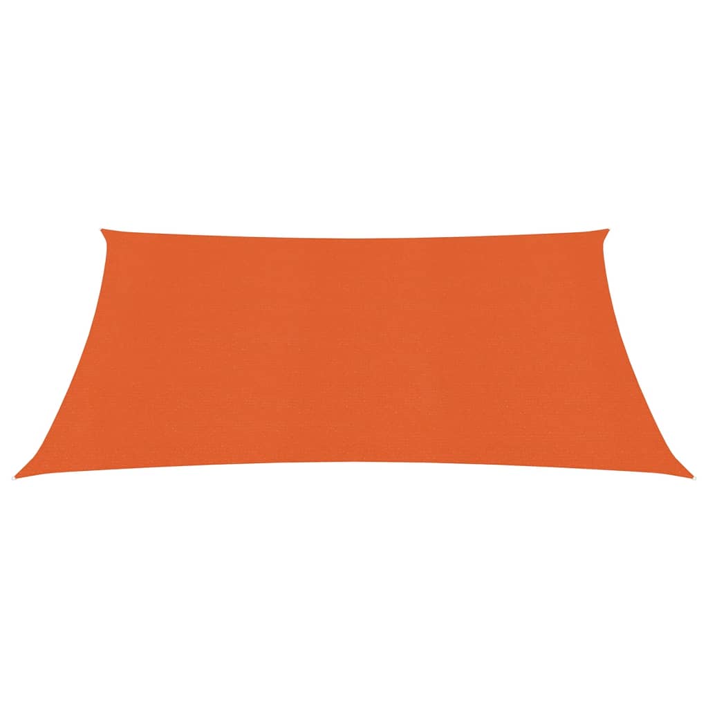 Zonnezeil 160 g/m² 2,5x2,5 m HDPE oranje