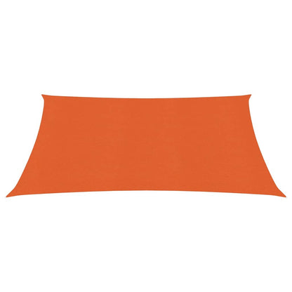 Zonnezeil 160 g/m² 2,5x2,5 m HDPE oranje