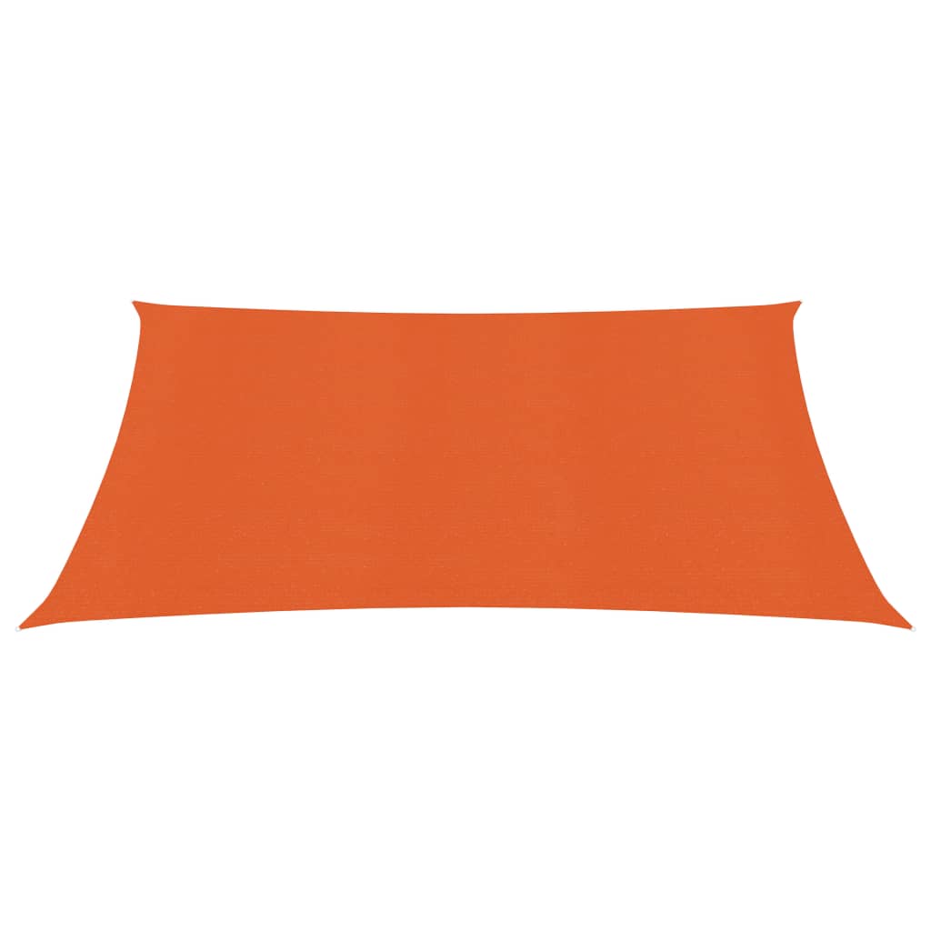 Zonnezeil 160 g/m² 2,5x3 m HDPE oranje