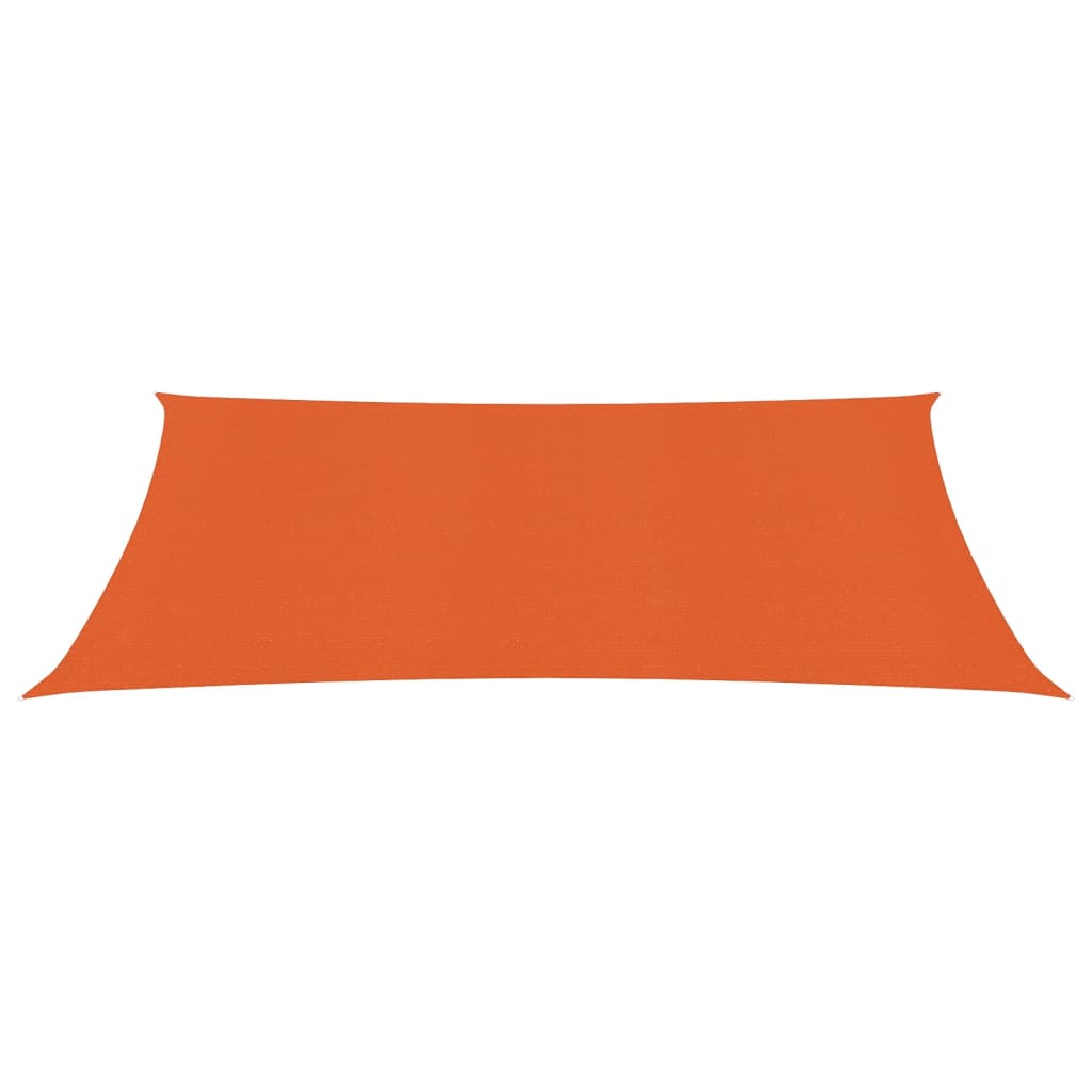 Zonnezeil 160 g/m² 2,5x3,5 m HDPE oranje