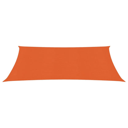 Zonnezeil 160 g/m² 2,5x3,5 m HDPE oranje