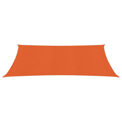 Zonnezeil 160 g/m² 2,5x5 m HDPE oranje