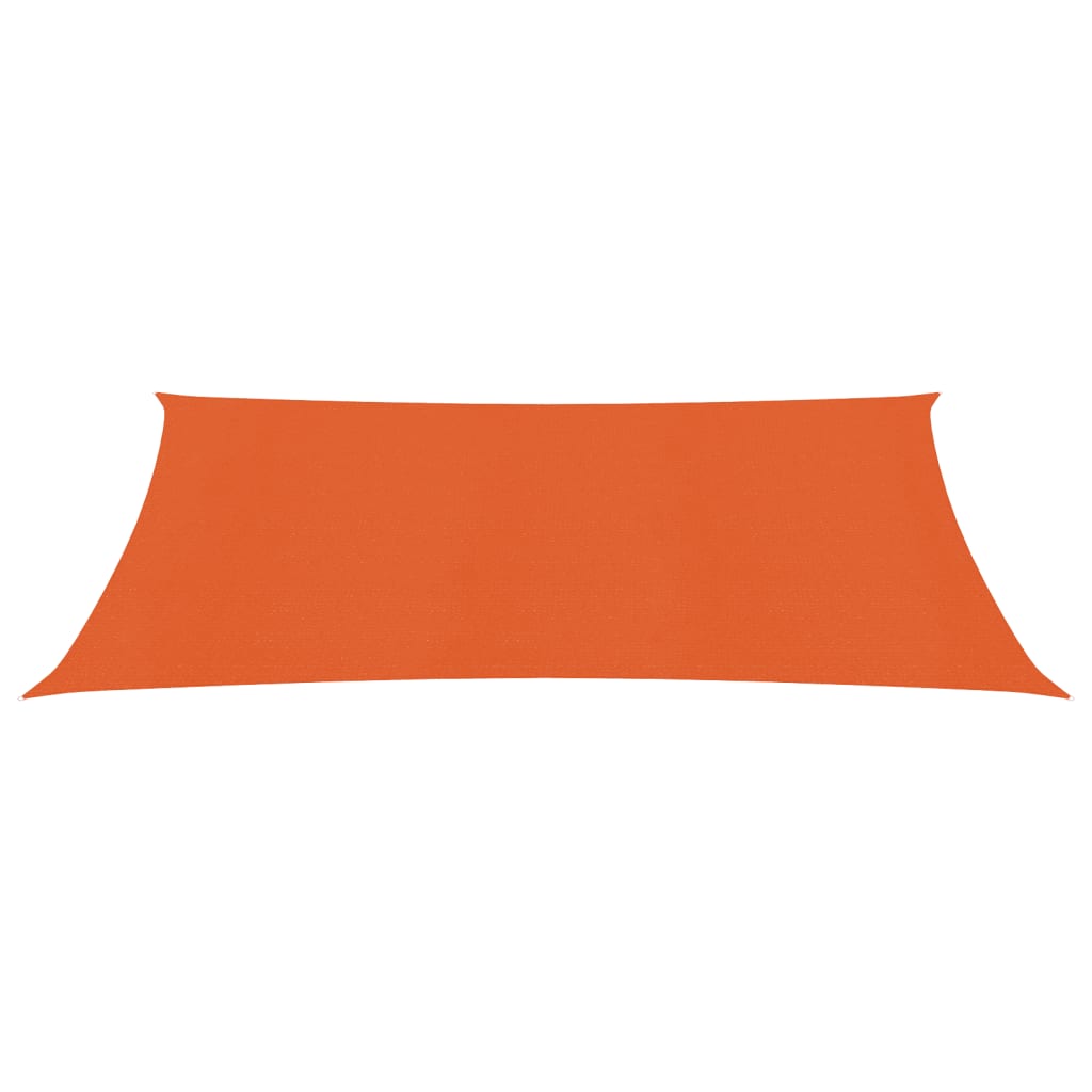 Zonnezeil 160 g/m² 3x4 m HDPE oranje