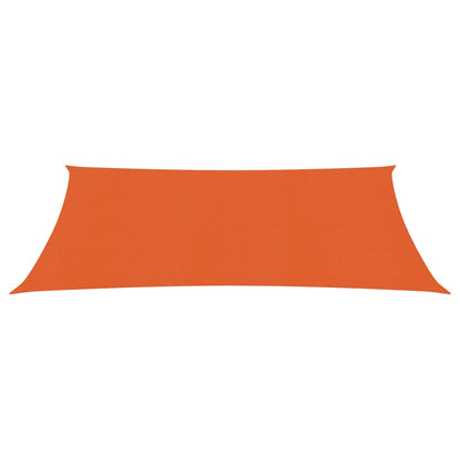 Zonnezeil 160 g/m² 3x4 m HDPE oranje