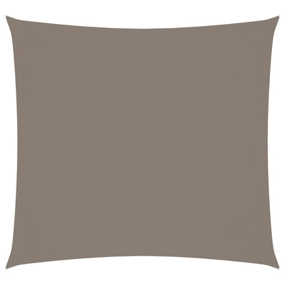 Zonnescherm vierkant 4x4 m oxford stof taupe