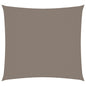 Zonnescherm vierkant 4x4 m oxford stof taupe