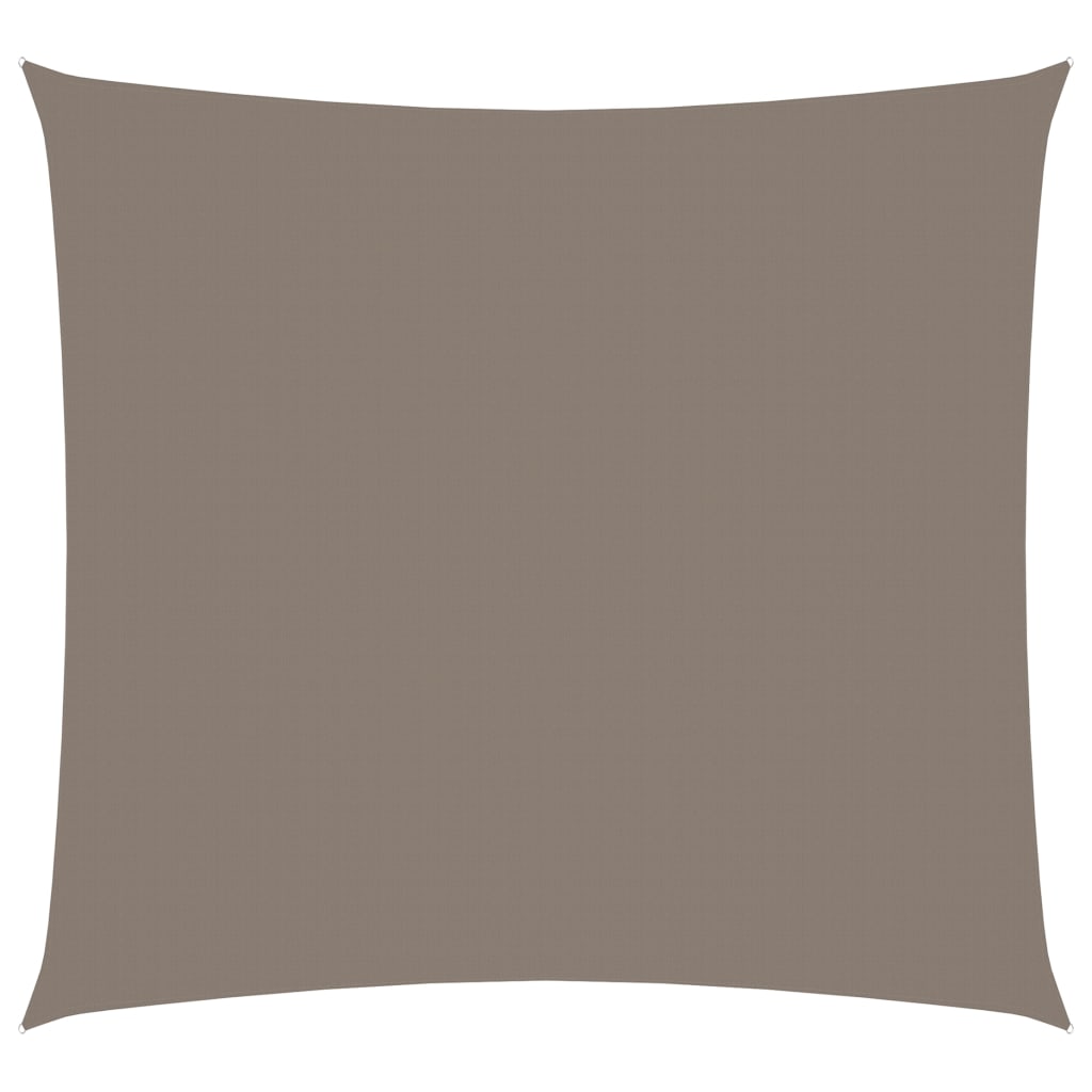 Zonnescherm vierkant 5x5 m oxford stof taupe