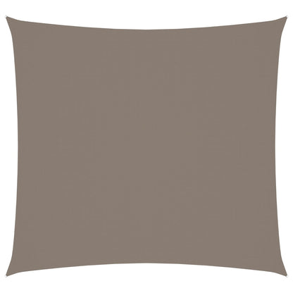 Zonnescherm vierkant 5x5 m oxford stof taupe