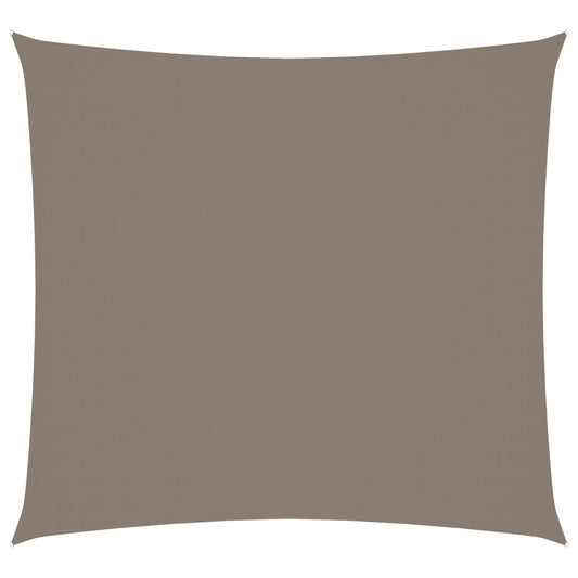 Zonnescherm vierkant 5x5 m oxford stof taupe