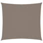 Zonnescherm vierkant 5x5 m oxford stof taupe